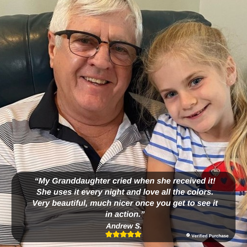 To My Beautiful Granddaughter - I Will Always Love You - Acrylic Lamp