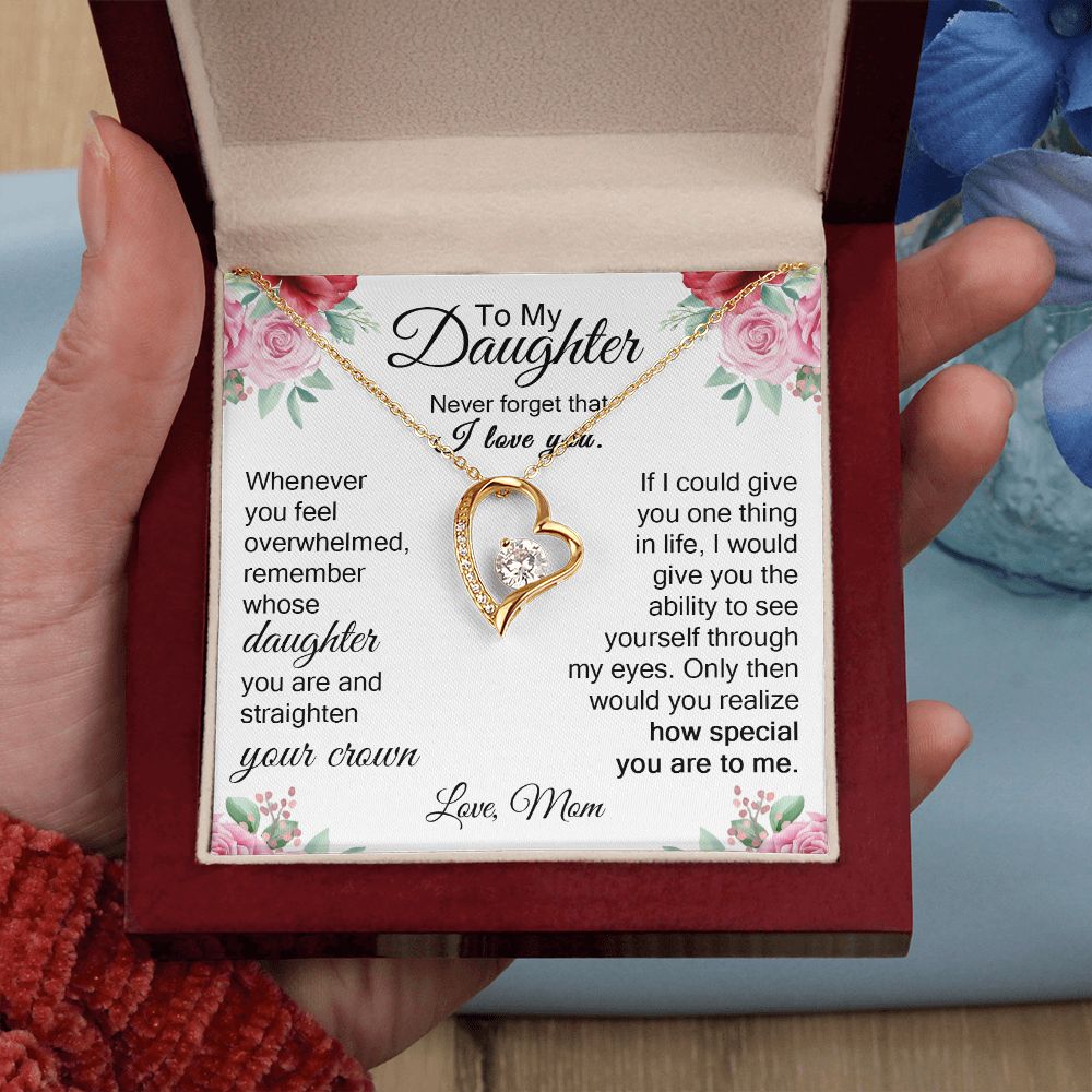 To My Daughter - Forever Love Necklace