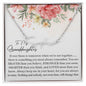 To My Granddaughter - Signature Name Necklace