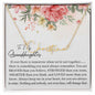 To My Granddaughter - Signature Name Necklace