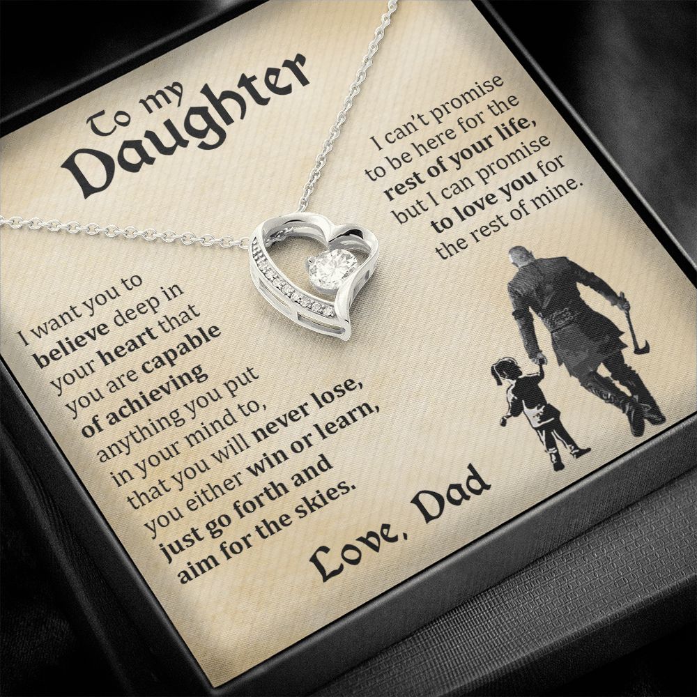 [ALMOST SOLD OUT] To My Daughter - Forever Love Necklace – ZANSSY