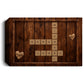 Personalized Couple Scrabble Wall Art | Custom Name Crossword Wood Canvas | Rustic Farmhouse Wedding Anniversary Gift for Couples