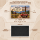 Personalized Couple Farmhouse Canvas | Rustic Red Truck Anniversary Gift