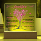 To My Daughter - Tree of Love - Acrylic Lamp