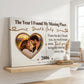 Romantic Couple Canvas with Names and Year