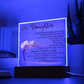 Acrylic Lamp for Daughter - I Will Always Love You - Gift for Daughter