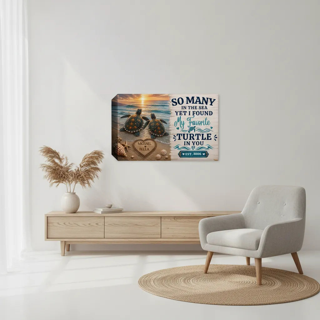 Personalized Ocean Anniversary Art