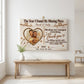 Rustic Couple Canvas with Personalized Names and Year