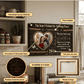 Personalized Missing Piece Couple Canvas, Custom Photo Love Story Wall Art, Rustic Anniversary Gift for Couples