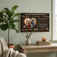 Personalized Missing Piece Couple Canvas, Custom Photo Love Story Wall Art, Rustic Anniversary Gift for Couples
