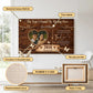 Personalized Missing Piece Couple Canvas, Custom Photo Love Story Wall Art, Rustic Anniversary Gift with Names and Year