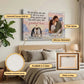 Custom Photo Love Story Canvas for Couples
