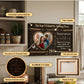 Rustic Couple Canvas with Rope Heart Design