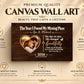 Rustic couple wall art with a heartfelt love message.