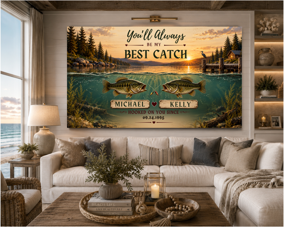 Personalized Lake House Wall Decor