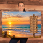 Custom Family Names Coastal Wall Art