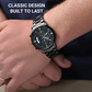 Personalized Black Chronograph Luxury Watch - Gift For Him - Anniversary/Birthday/Father's Day/Valentines