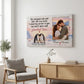 Personalized Penguin Couple Canvas, Custom Photo Love Wall Art, Always My Penguin Romantic Anniversary Gift