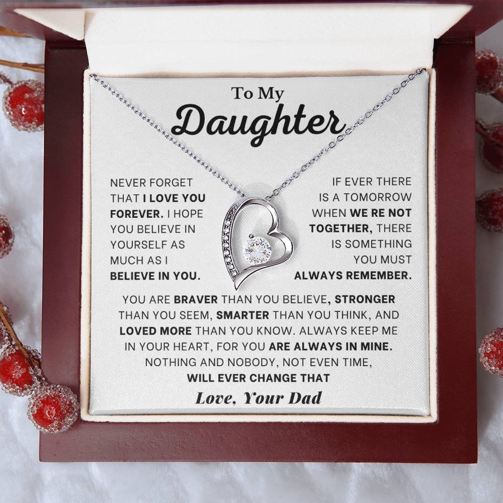 (ALMOST SOLD OUT) To My Daughter | Forever Love Necklace DD002