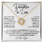 To My Daughter In Law | You're a Blessing From The Start | Alluring Beauty Necklace