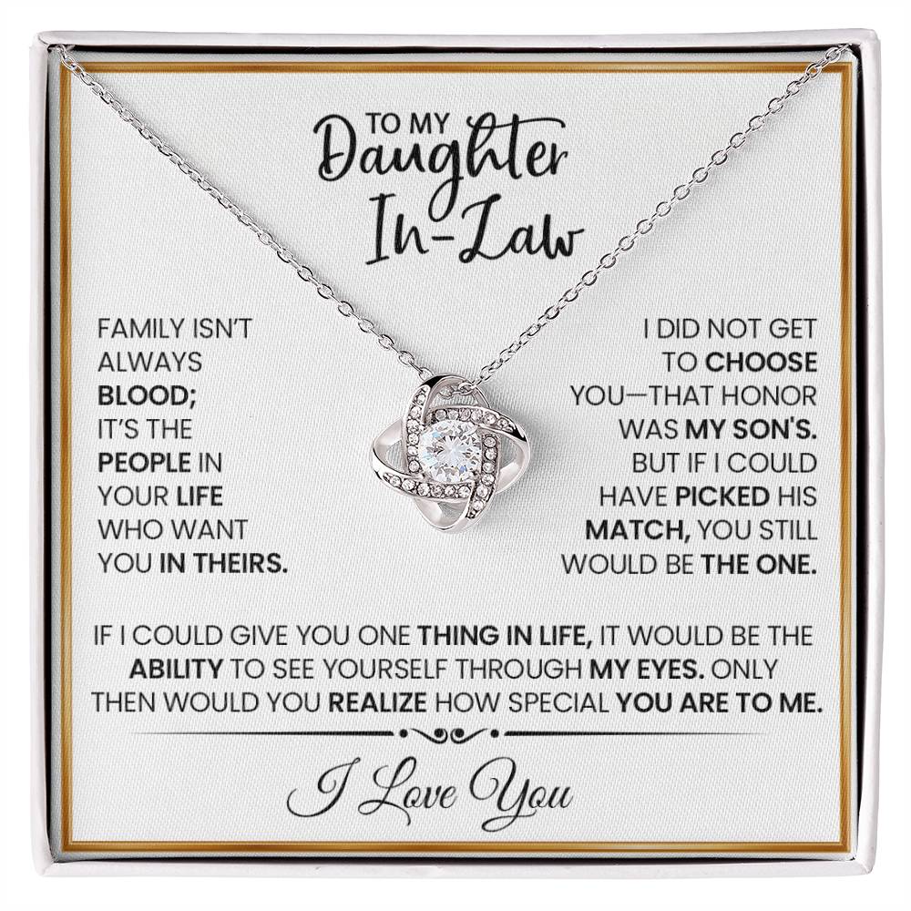 To My Daughter In Law | You Are Very Special To Me | Alluring Beauty Necklace