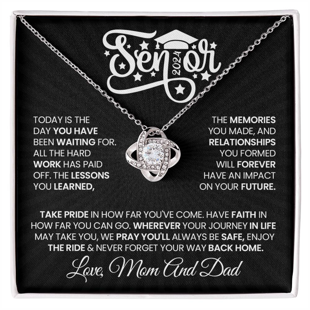 Graduation Gift - Senior 2024 - Love Knot Necklace