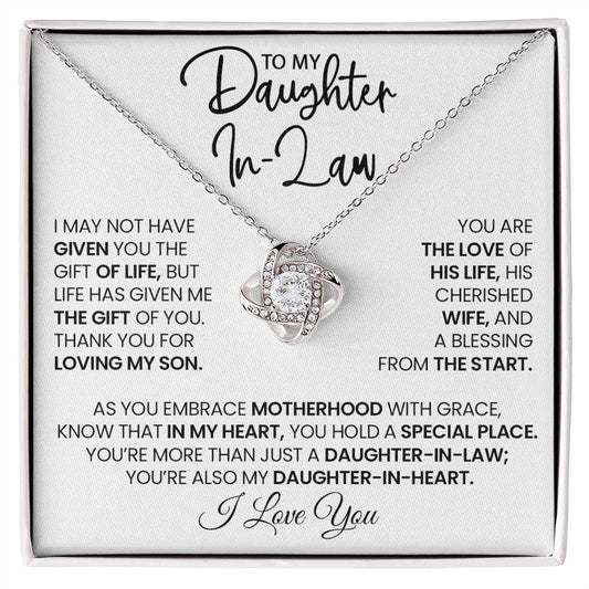 To My Daughter In Law | You're a Blessing From The Start | Alluring Beauty Necklace