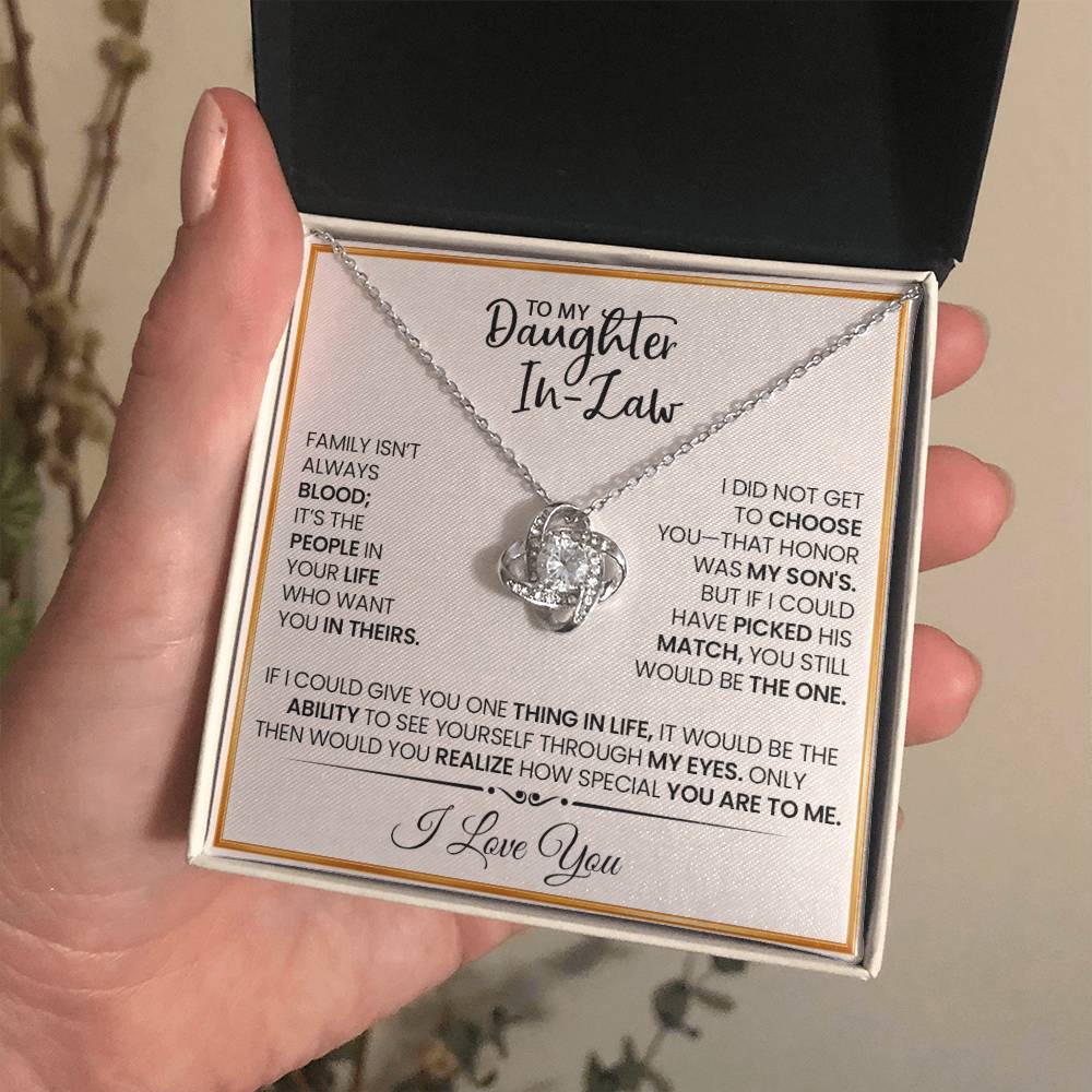 To My Daughter In Law | You Are Very Special To Me | Alluring Beauty Necklace