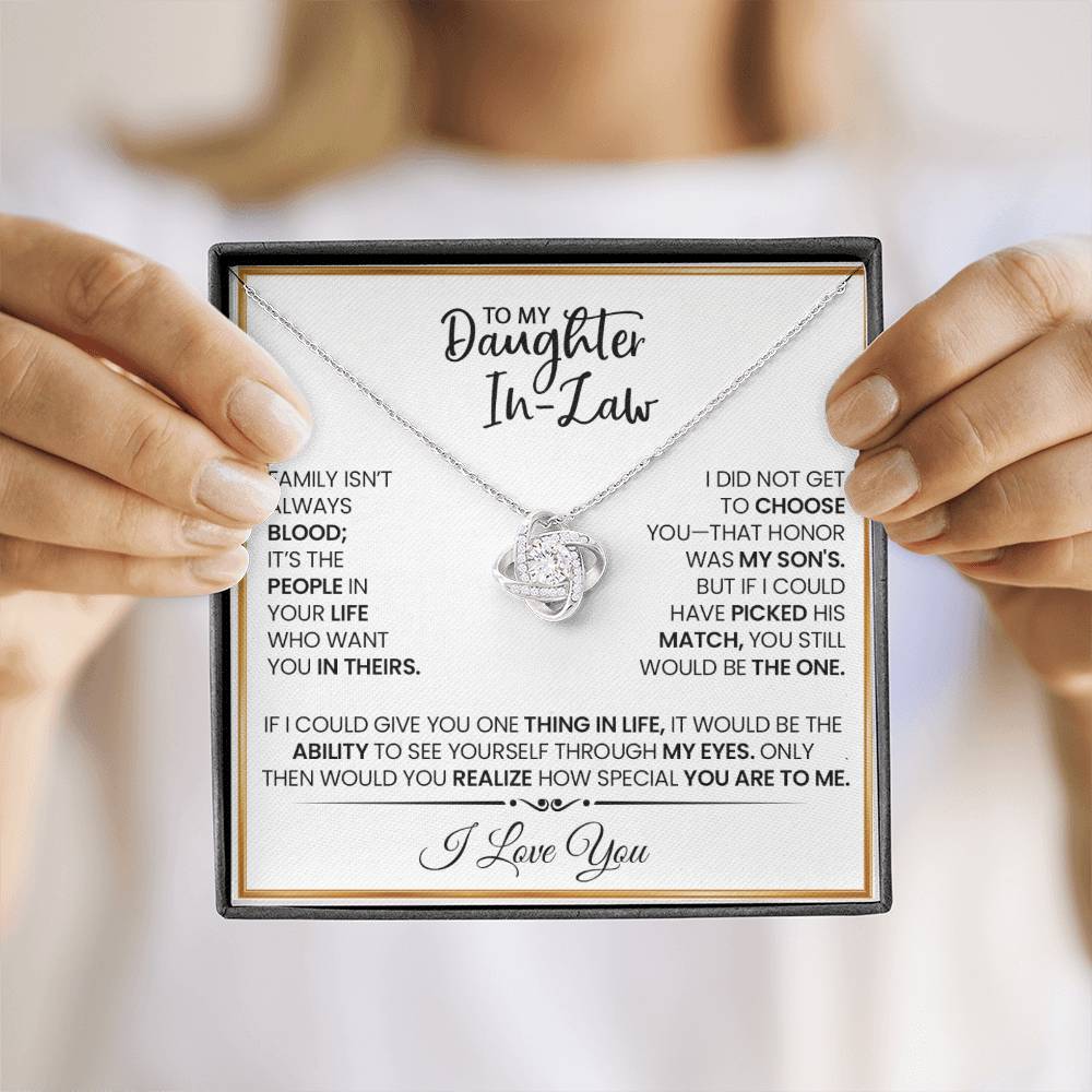 To My Daughter In Law | You Are Very Special To Me | Alluring Beauty Necklace