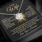 Gift for Wife "You Are My Love Story" Gold Knot Necklace