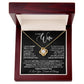 Gift for Wife "My Life, My Love, My Best Friend" Gold Knot Necklace