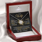 Gift for Wife "You Are My Love Story" Gold Knot Necklace