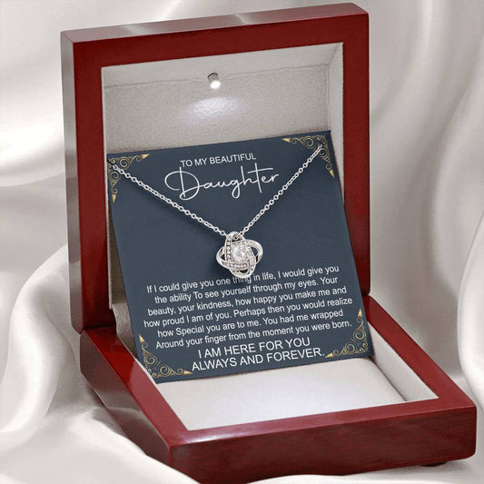 Beautiful Gift for Daughter "I'm Always Here For You" Necklace