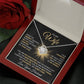 Gift for Wife "You Are My Love Story" Gold Knot Necklace