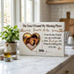 Personalized Missing Piece Couple Canvas, Custom Photo Anniversary Wall Art, Romantic Soulmate Gift with Names and Year