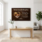 Rustic couple wall art with a heartfelt love message.