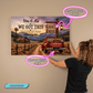 Personalized Couple Farmhouse Canvas | Custom Names Rustic Red Truck Wall Art | Romantic Country Anniversary Gift