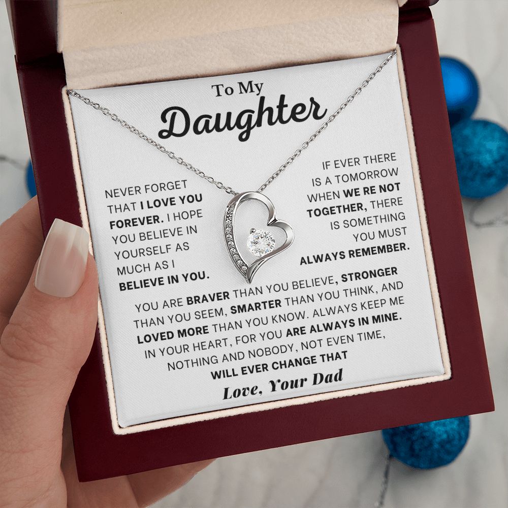 [ALMOST SOLD OUT] To My Daughter - Forever Love Necklace - DD001