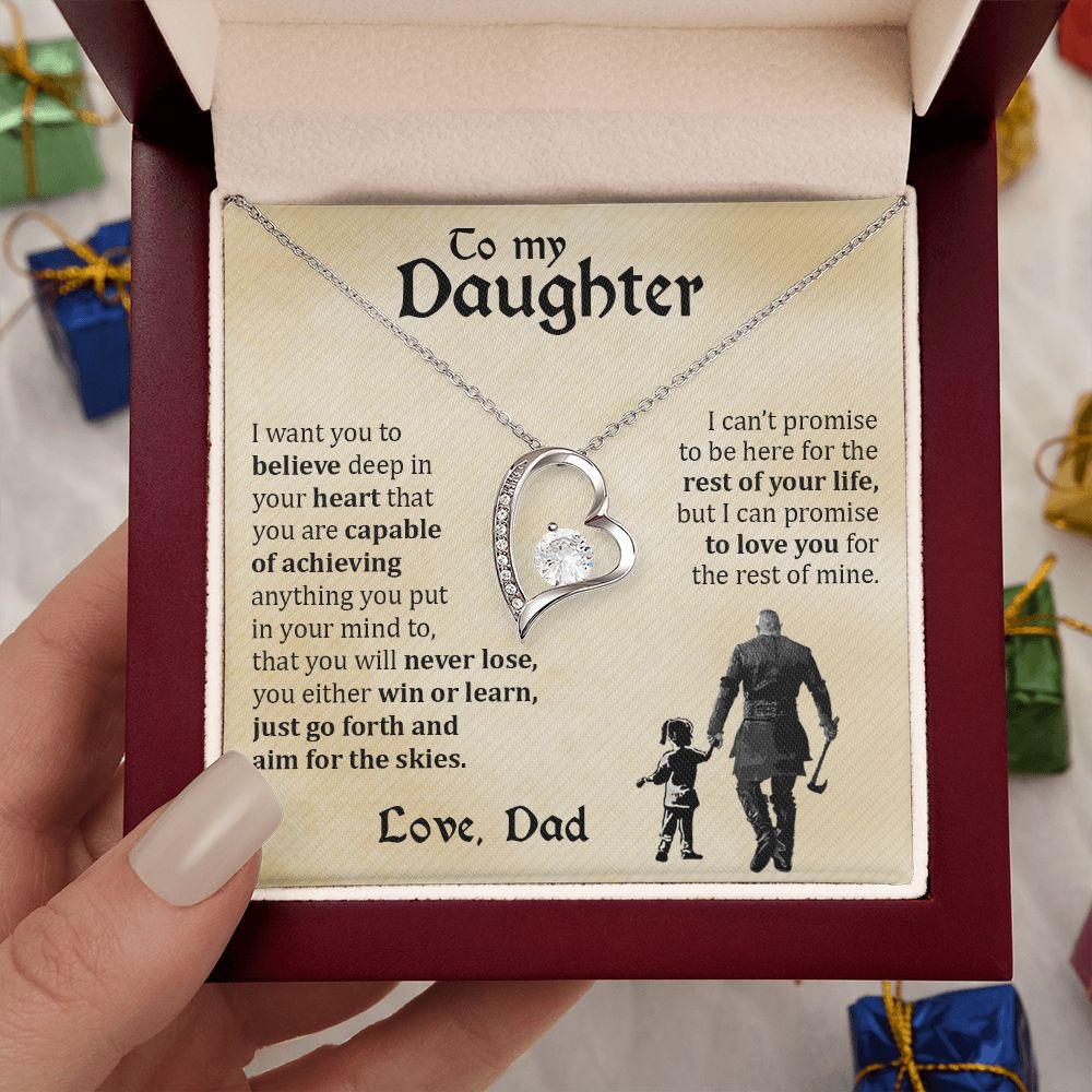 [ALMOST SOLD OUT] To My Daughter - Forever Love Necklace