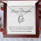 To My Bonus Daughter - Forever Love Necklace