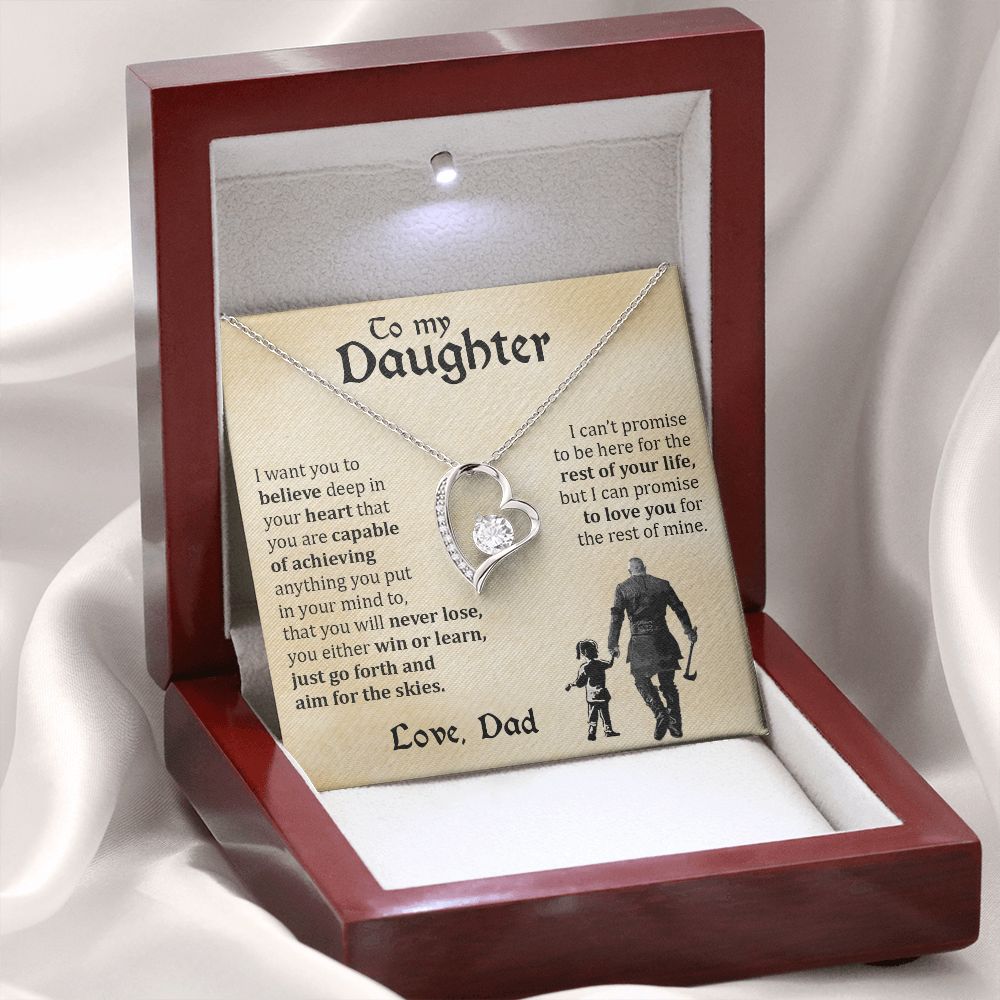 [ALMOST SOLD OUT] To My Daughter - Forever Love Necklace