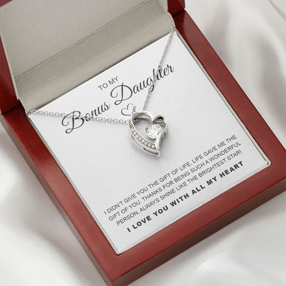 [ALMOST SOLD OUT] To My Bonus Daughter - Forever Love Necklace