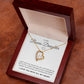 To My Bonus Daughter - Forever Love Necklace