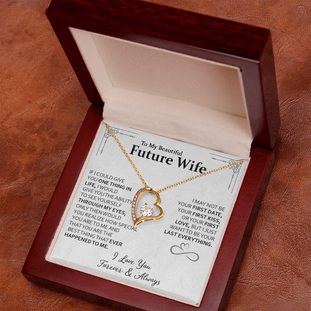 To My Beautiful Future Wife - Forever Love Necklace