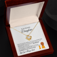 To My Beautiful Daughter - Love Knot Necklace