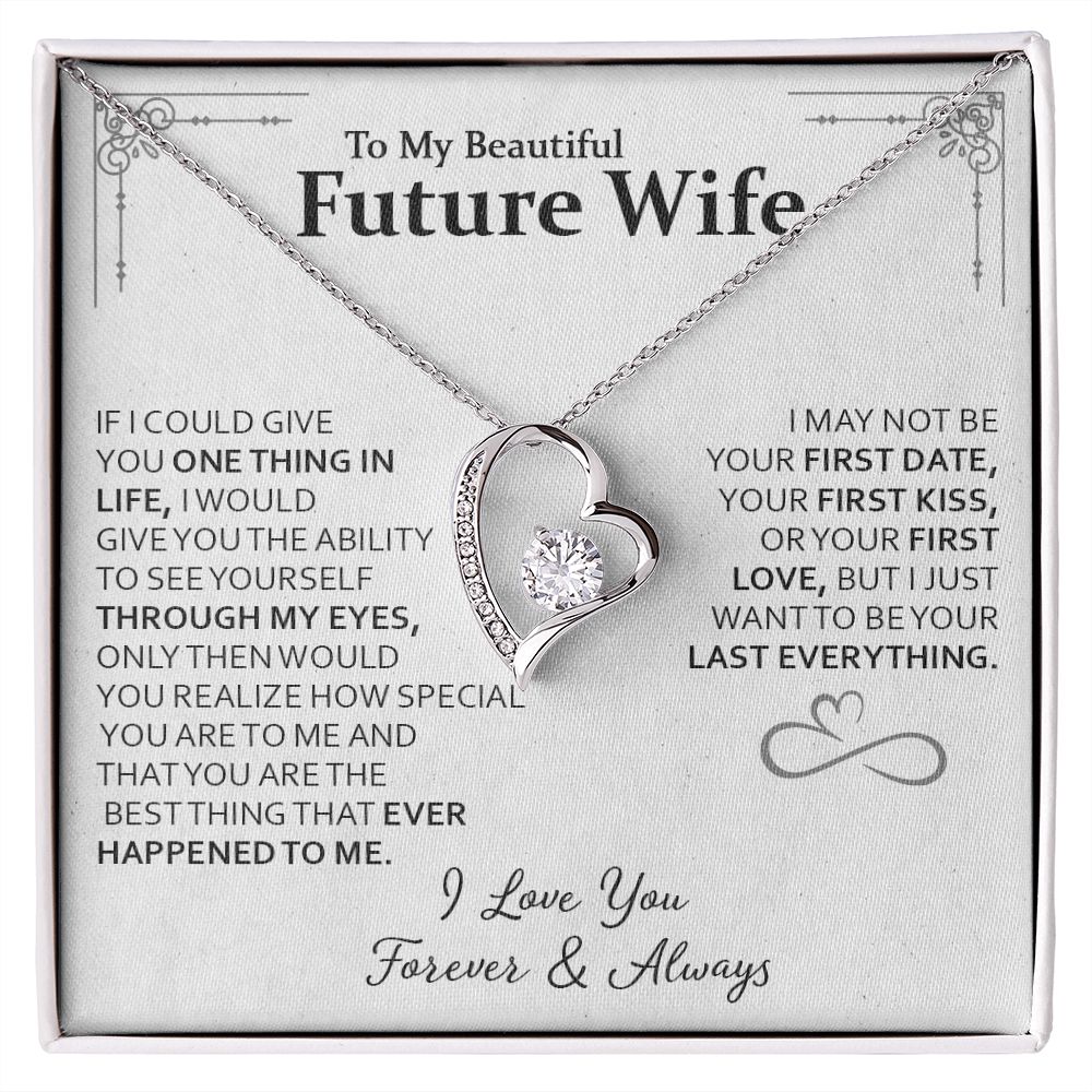 To My Beautiful Future Wife - Forever Love Necklace