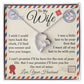 To My Wife - Love Letter - Forever Love Necklace