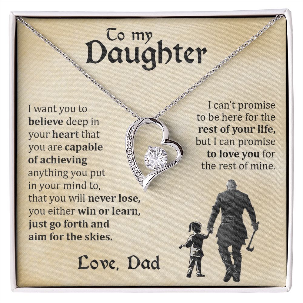 [ALMOST SOLD OUT] To My Daughter - Forever Love Necklace