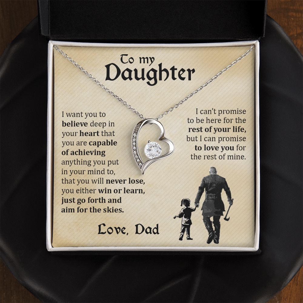 [ALMOST SOLD OUT] To My Daughter - Forever Love Necklace