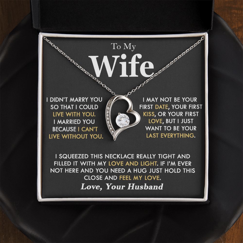 To My Wife - Forever Love Necklace - WF001